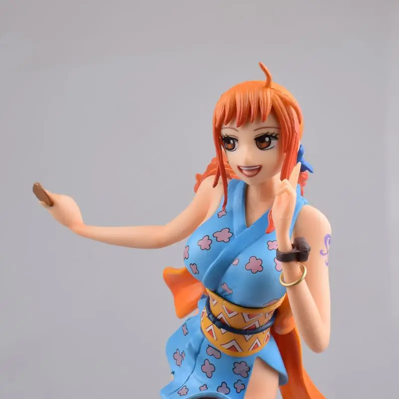 One Piece Nami Ninja Pvc Action Figure 2mm One Piece Anime Nami Luffy Sanji Collectible Model Toy Figurine Action Figures Aliexpress