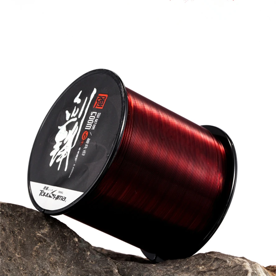 

Fishing Line 500M Monofilament Nylon Material Super Fish Line Discoloration Saltwater/Freshwater Japan Hot Sale Pescaria