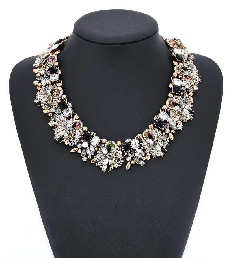 Ювелирное ожерелье с бусинами, 2 цвета, модные аксессуары N2176