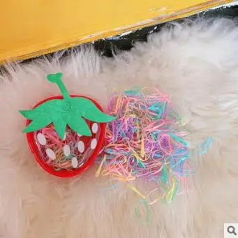 8 60 упак./лот DIY простой мульти ананасов и клубники; резинкой эластичность детские одноразовые резинки для волос инструмент для укладки волос аксессуар HA1677 - Цвет: 8