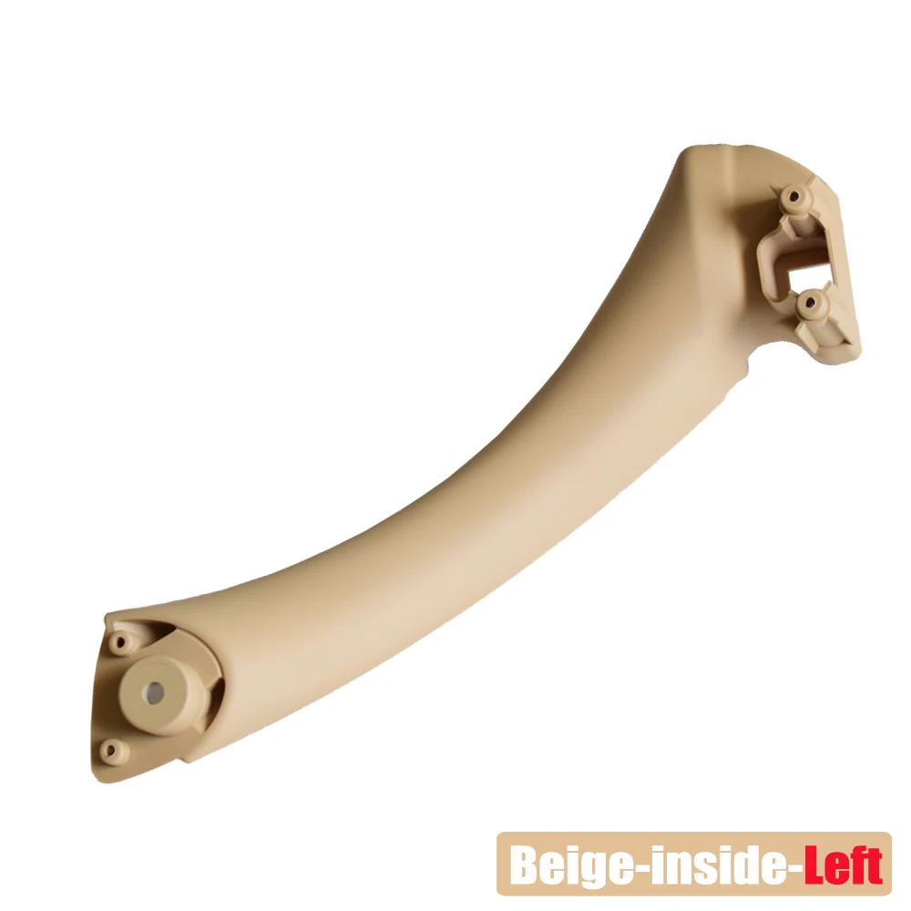Beige-Inside-Left Высокое качество ABS Внутренняя дверь подлокотник панель Ручка Потяните Накладка для 3 серии E90 E91 320si 323i 325d внутри Части 51417230849 - Цвет: Beige-Inside-Left
