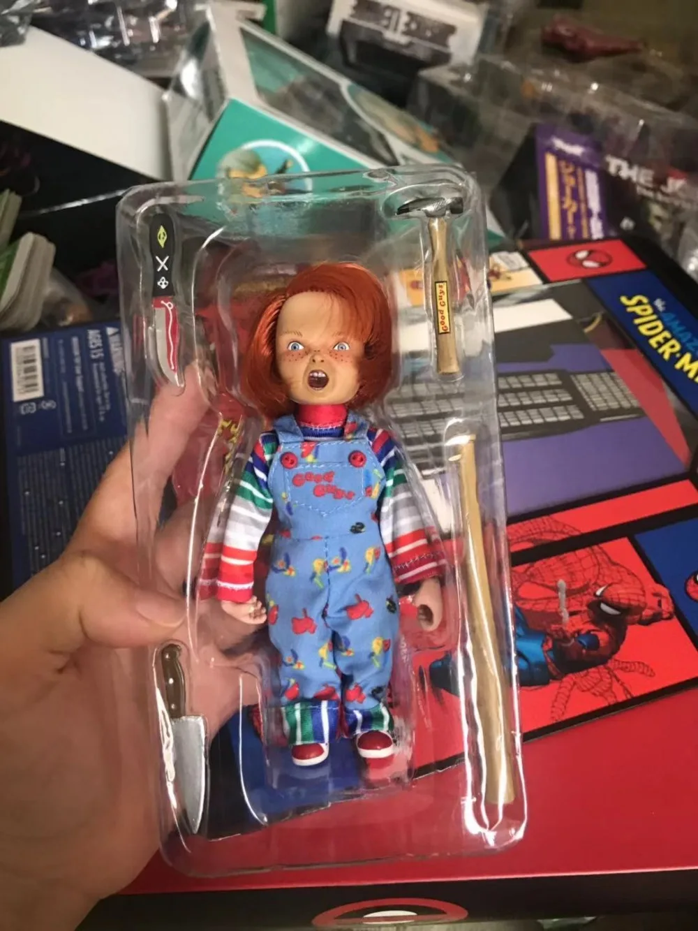 NECA Good Guys детская настоящая одежда версия Чаки ПВХ фигурка кукла игрушка Хэллоуин ужас подарок