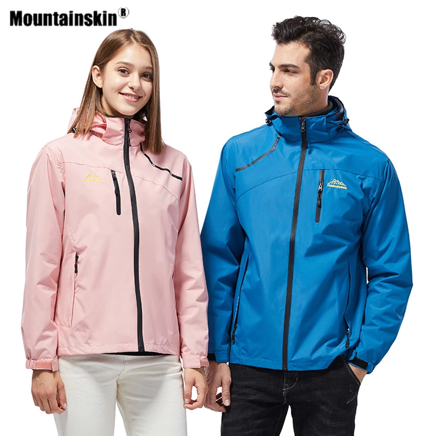 Mountainskin chaquetas de senderismo para hombre y mujer, rompevientos fino para al aire libre, Camping, escalada, Trekking, abrigo a prueba de viento, VA591|Chaquetas de senderismo| - AliExpress