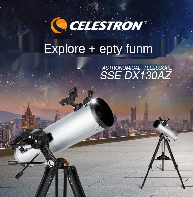Профессиональный астрономический телескоп Celestron с отражателем StarSense Explorer DX130AZ 130