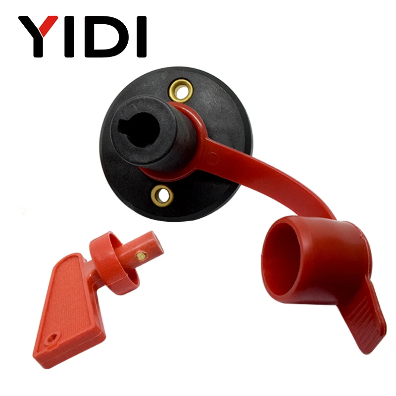 Car Battery Power Switch Disconnect Isolator Circuit Breaker Main Switch Kill Cut-off Switch Insulated Rotary Switch Key Truck - Image 4