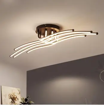 

Modern Led Chandelier Aluminum Lights For Living Room Bedroom Home Ceiling Fixtures Luminaire Lustres Remote Control Decoration