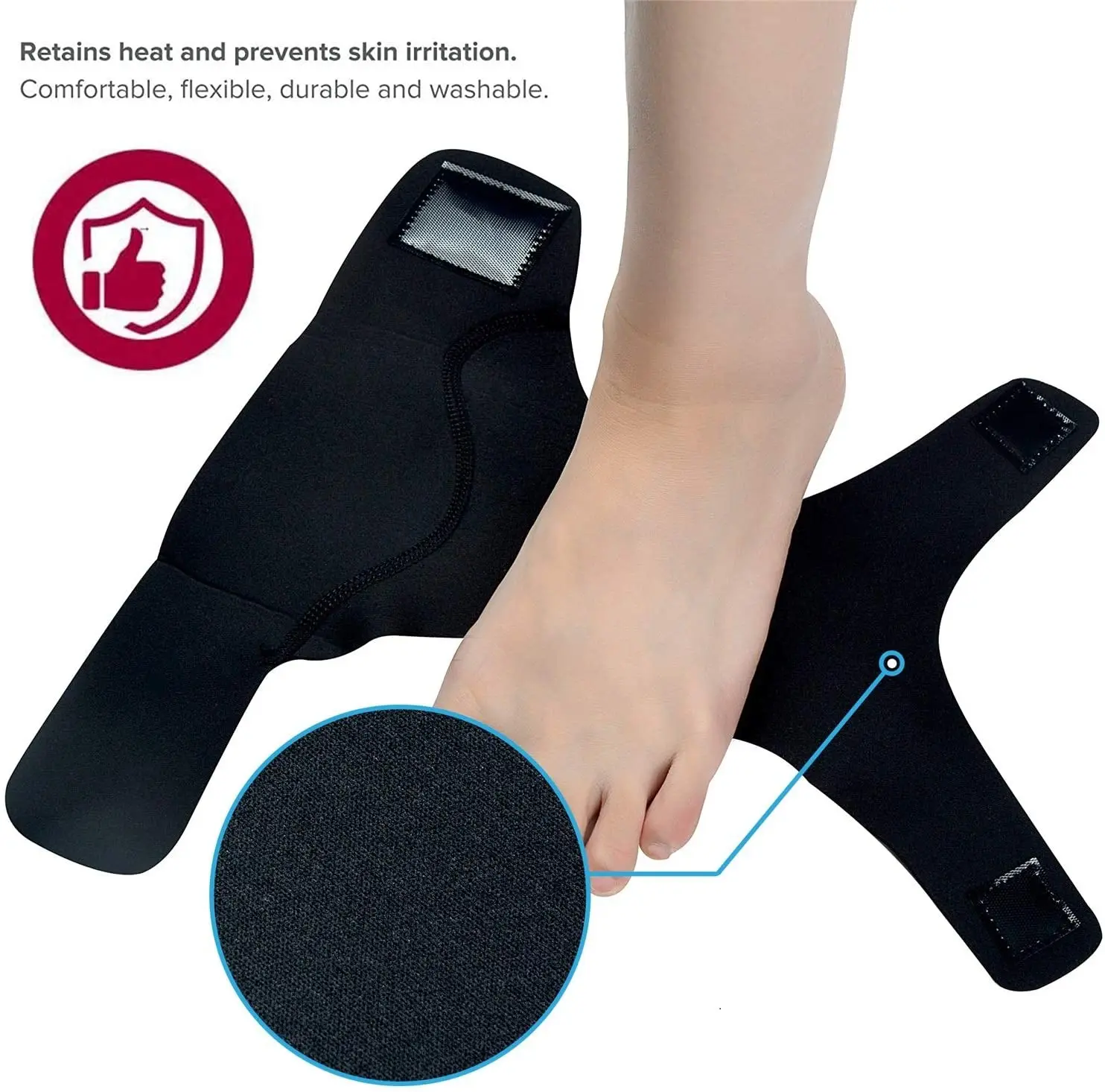 Tobillera de soporte, tobilleras transpirables para protección deportiva  contra la fatiga crónica de tobillo, esguince para mujeres y hombres [1