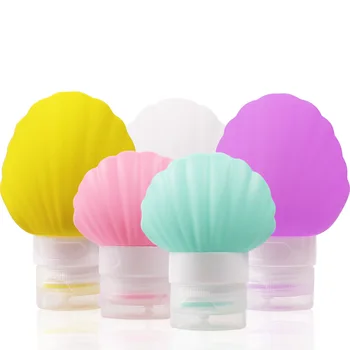 

1Pc Portable Silicone Refillable Bottles Traveler Packing Lotion Points Shampoo Container Press Bottles