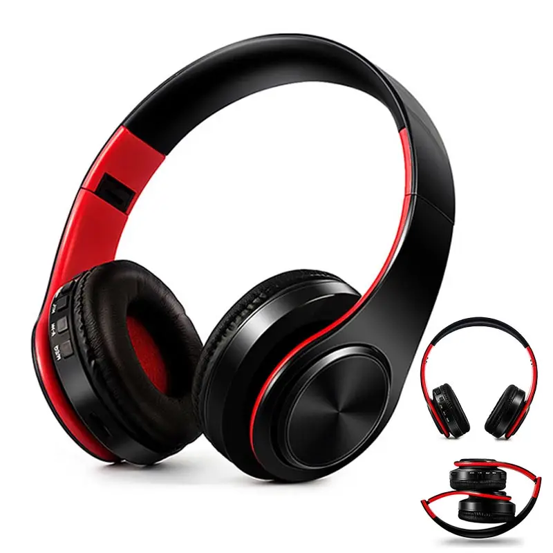 

Fashion Wireless Bluetooth Earphones Headset Stereo Headphones Earphones with Microphone /TF Card for Mobile Phone Music