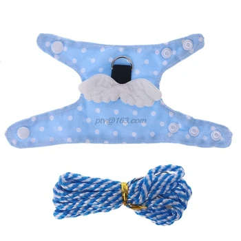 

Small Pet Harness Leash Forret Hamster Guinea Pig Wings Vest Clothes