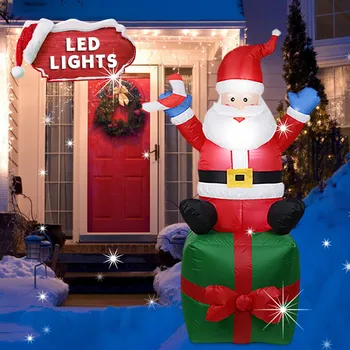 

Christmas Festival Garden Inflatable Garden Indoor Outdoor Inflatable Santa Christmas Ornaments Xmas Party Decor