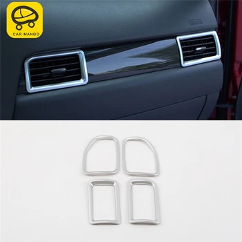 

CAR MANGO Car Styling Central Control A/C Air Vent Outlet Panel Cover Sticker Interior Accessories for Mitsubishi Outlander 2017