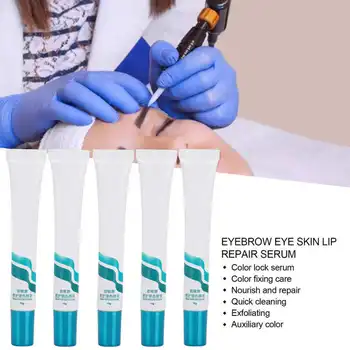 

10g x 5pcs Professional Microblading Eyebrow Lip Tattoo Repair Serum Tattoo Color Fixing Repair Gel Tattoo Aftercare Serum