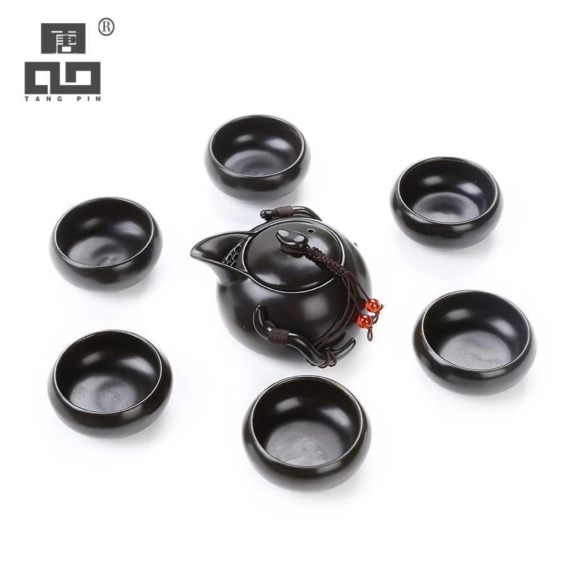TANGPIN керамический чайник gaiwan, чайная чашка, фарфоровый чайный сервиз gaiwan, портативный чайный набор для путешествия, посуда для напитков