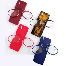 Безножные пластиковые очки для чтения, зажим для носа, Sos, портативные мини очки для дальнозоркости, увеличительная диоптрия+ 150+ 200+ 250, дешево