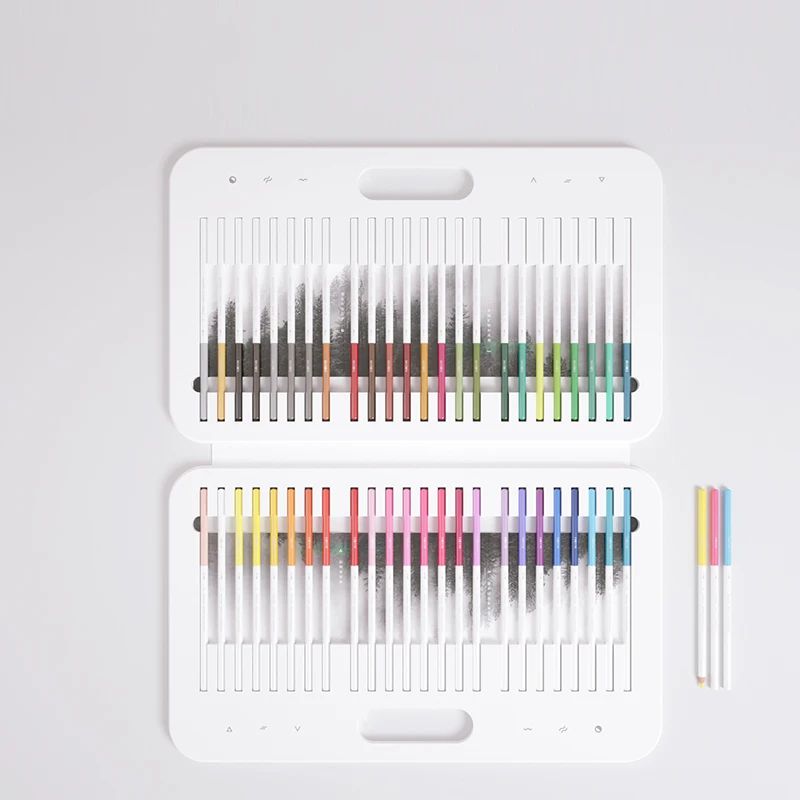 

Miya Himi colored pencils gift set with handle bar for Kids, Adults, artists in 24/36/48 Colors