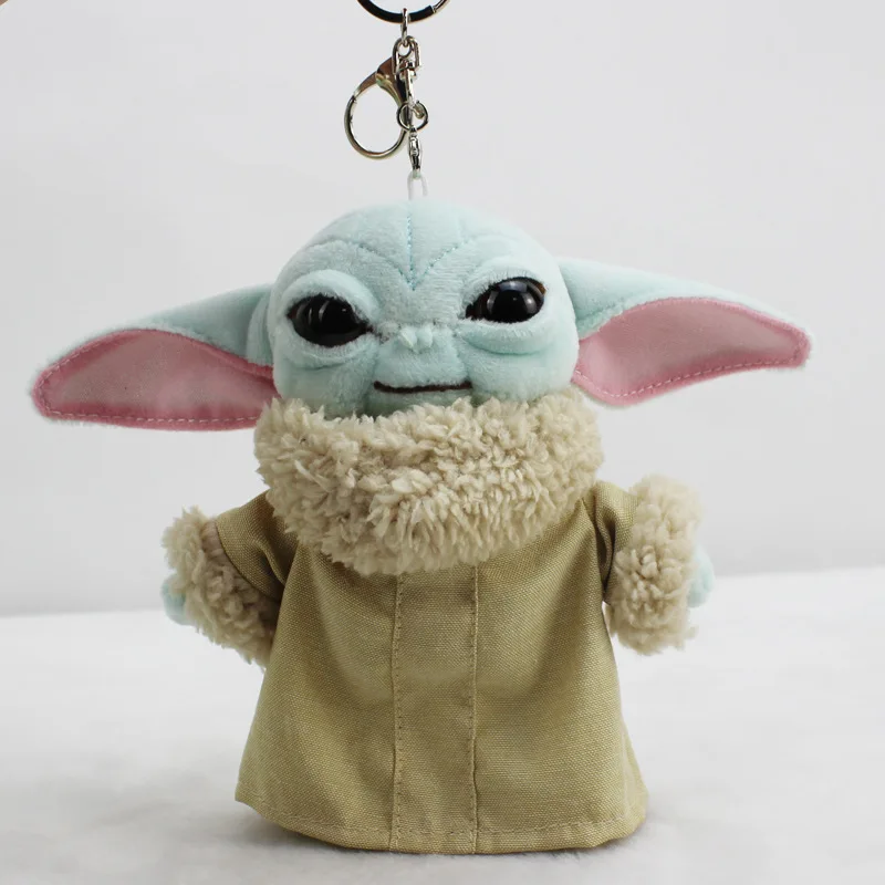 15cm Movie Star Wars Baby Yoda plush Toys Soft Yoda Keychain Animals