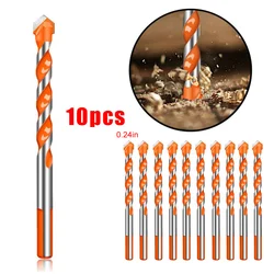 Jeu d'embouts hélicoïdaux en carbure de m à 12mm pour mur, brique, ciment, béton, verre, bois, 7 à 12 pièces 