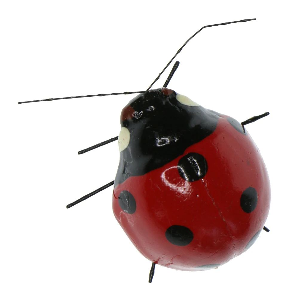 True To Nature Insect Ornament Fridge Magnet Animal Display Outdoor Patio Animal Miniature Garden Ornament Decor Toy Craft Gift