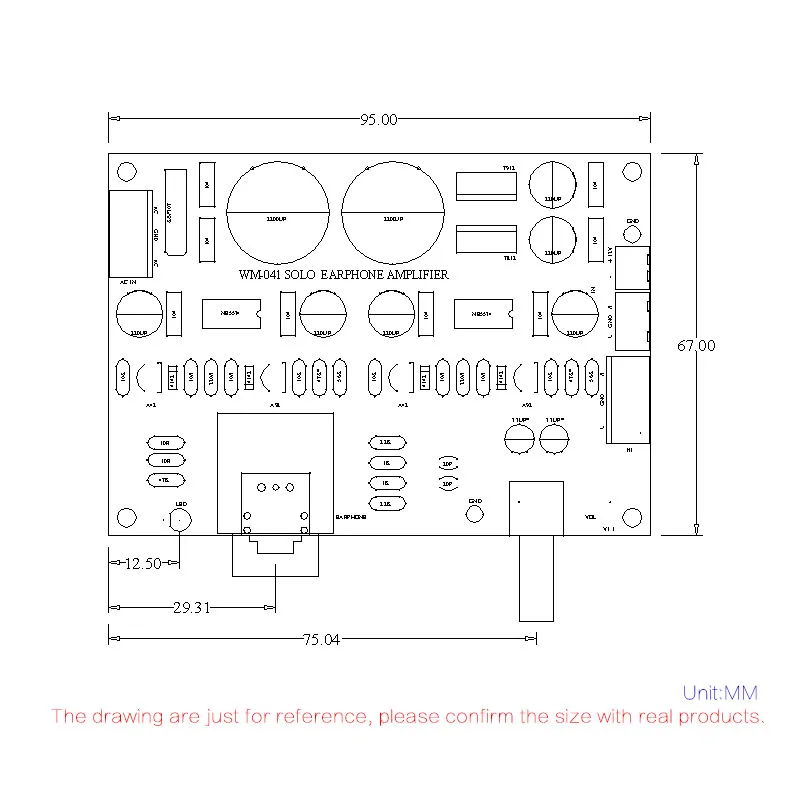Relay 4 Way o Input Signal Selector Input Selection Board of Rotary Switching For Amplifiers Finished Product 