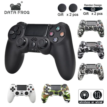 

DATA FROG Wireless Bluetooth Gamepad For SONY Playstation 4 PS4 Controller Wired/Wireless Joystick For Dualshock 4 Gamepad