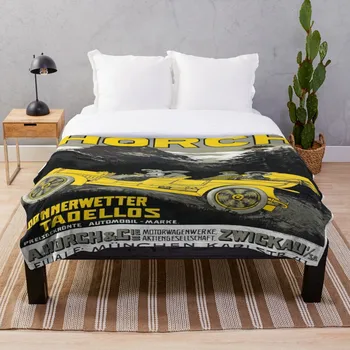 

Germany Horch Vintage Advertising Poster R Throw Blanket Soft Sherpa Blanket Bed Sheet Single Knee Blanket Office Nap Blanket