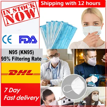 

Ship To USA DHL 20Pcs FP2 Reusable n95masks n95mask kn95mask facemask