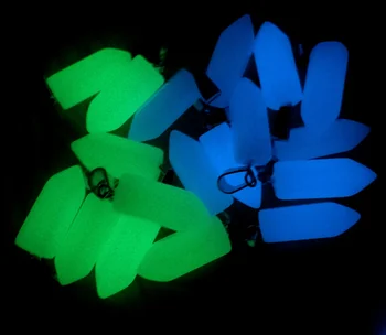 

Natural stone lapis tiger eye Quartz Crystal Dark Luminous pillar pendant for diy Jewelry making necklace Accessories50pcs