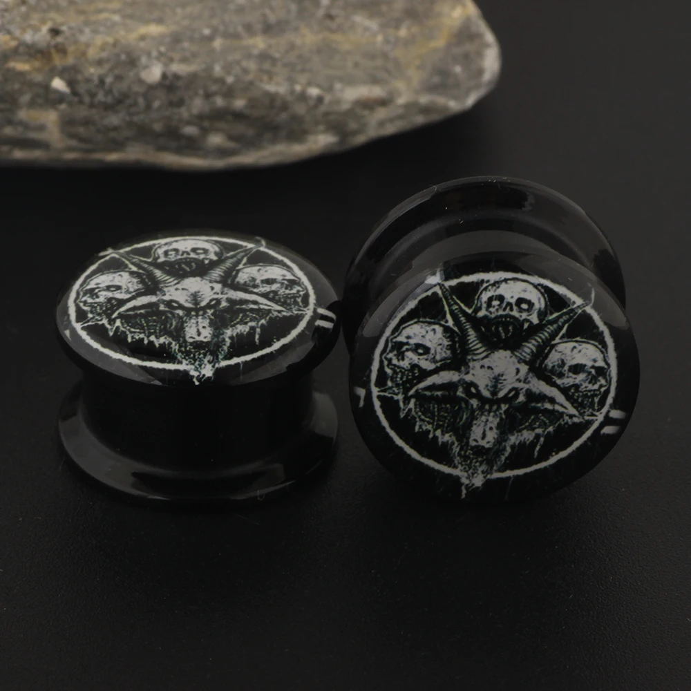 JUNLOWPY Logo Ear Stretching Kit 160/320 Pieces Earring Gauge Expander Set Acrylic Screw Plugs Tunnels Lobe Body Piercing 4-16mm