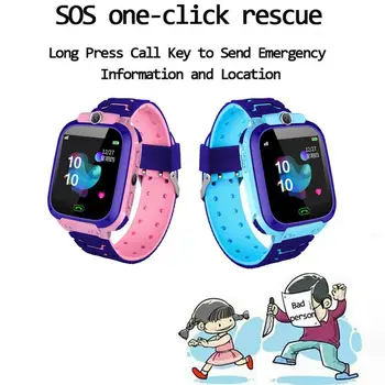 

Q12B Kids Positioning Call 2G SIM Card Remote Locator Watch Gift Smart watch Watch Smart Girls Children's Phone Boys X1W5