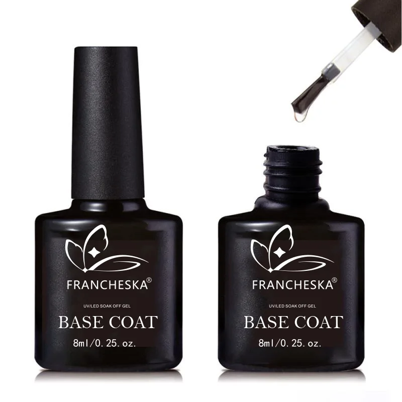 1 Set Base Top Primer Coat Nail Gel Primer Matt Top Coat UV Gel Nail Polish Lasting Soak Off Varnish UV Polish Manicure Art