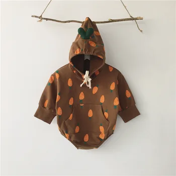 

2019 new style baby girls boys romper autumn winter fashion babys jumpsuit 0-3t