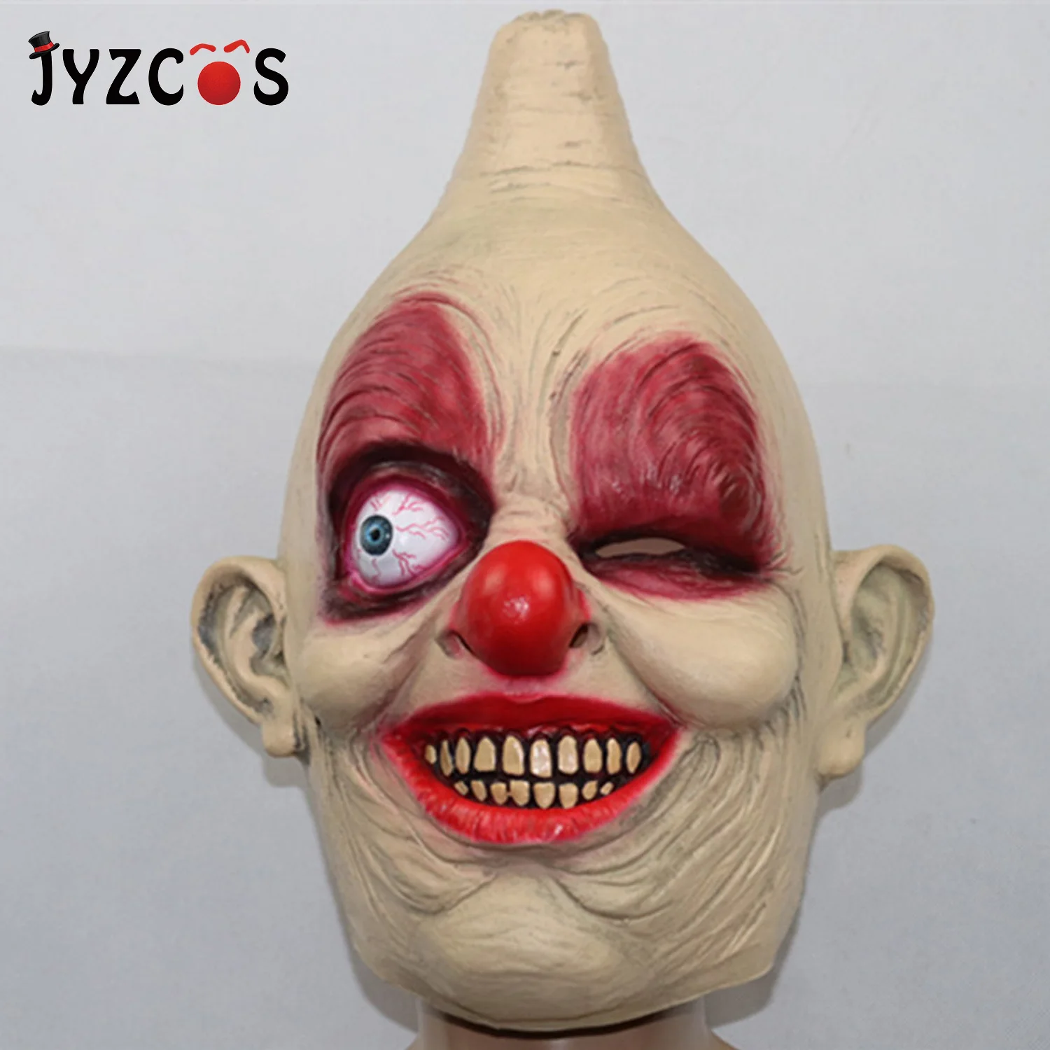 JYZCOS маска клоуна на Хэллоуин с одним глазом 2019 ужасные маски Slipknot реквизит для