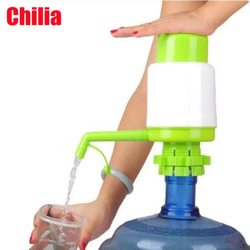 Gebotteld Drinkwater Gemakkelijk Hand Druk Pomp Dispenser Thuis Indoor Outdoor Waterpomp | Дом и сад