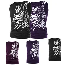 Тренд мужской стиль короткий рукав Европа и Америка Инь Хуа куань жилет футболка отдельная станция горячая распродажа