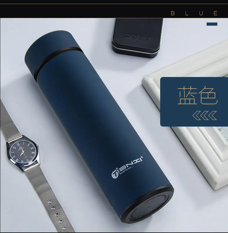 Portable Thermos Cup 304 Stainless Steel Vacuum Flask Tea Cup Water Bottle
