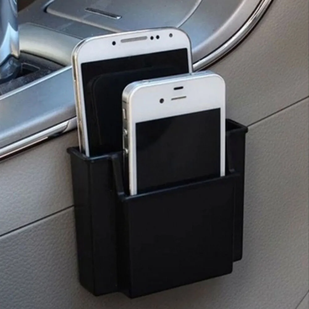 

Multifunctional Mini Auto Vent Outlet Box Car Mobile Phone Holder Storage Bag Organizer Automobile Hanging Box Car Styling
