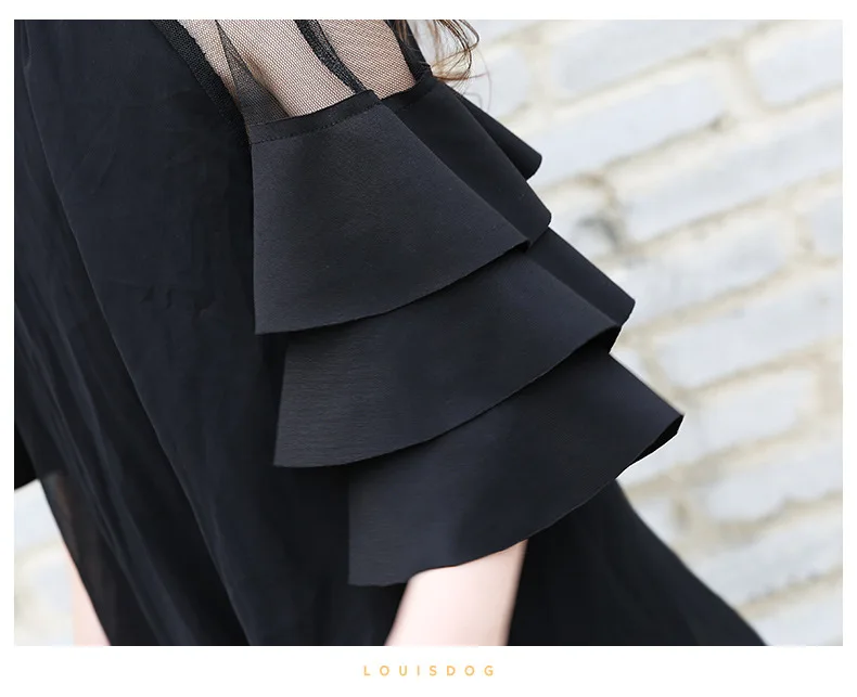 black concert dress for juniors