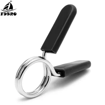

FDBRO 1PCS 25/28/30 Barbell Clamp Spinlock Collars Barbell Collar Lock Clips Clamp Gym Dumbbell Fitness Body Building