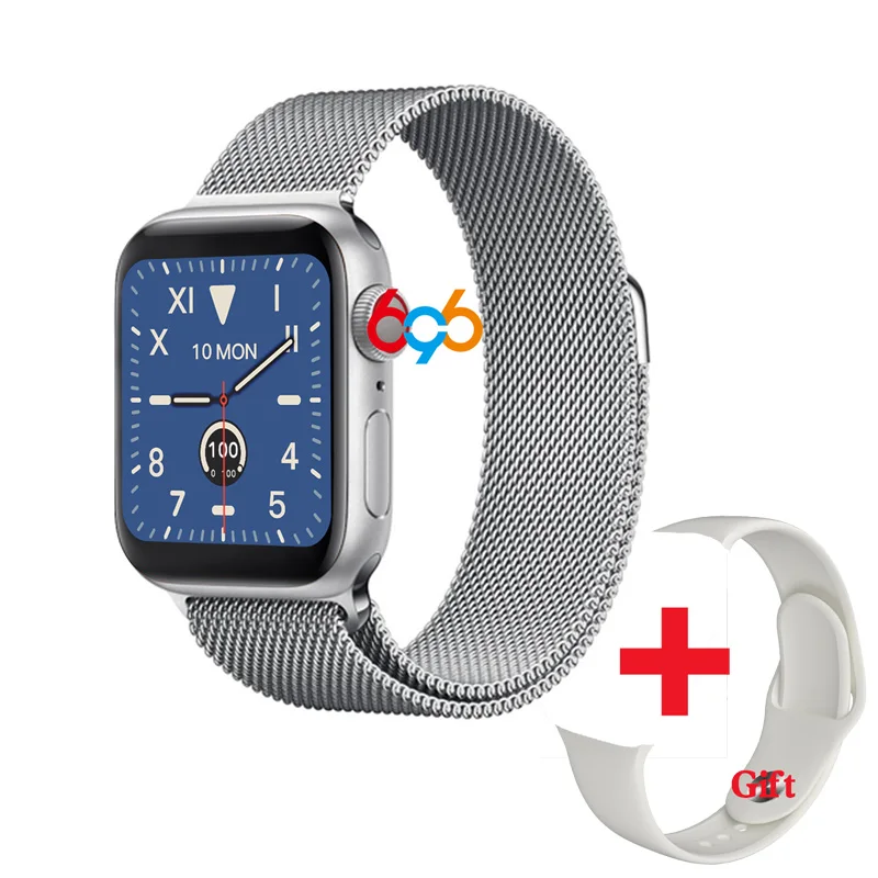 IWO16 V8pro Смарт-часы фитнес-трекер Bluetooth Вызов мониторинг сердечного ритма водонепроницаемый Браслет Smartwatch PK IWO 10 11 12 - Цвет: silv stee A whi sili