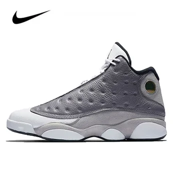 

Jordan Basketball Shoes Original Nike Air Jordan 13 Retro Atmosphere Grey Mens Shoes High-top Sneakers Women Sports Shoes Boots