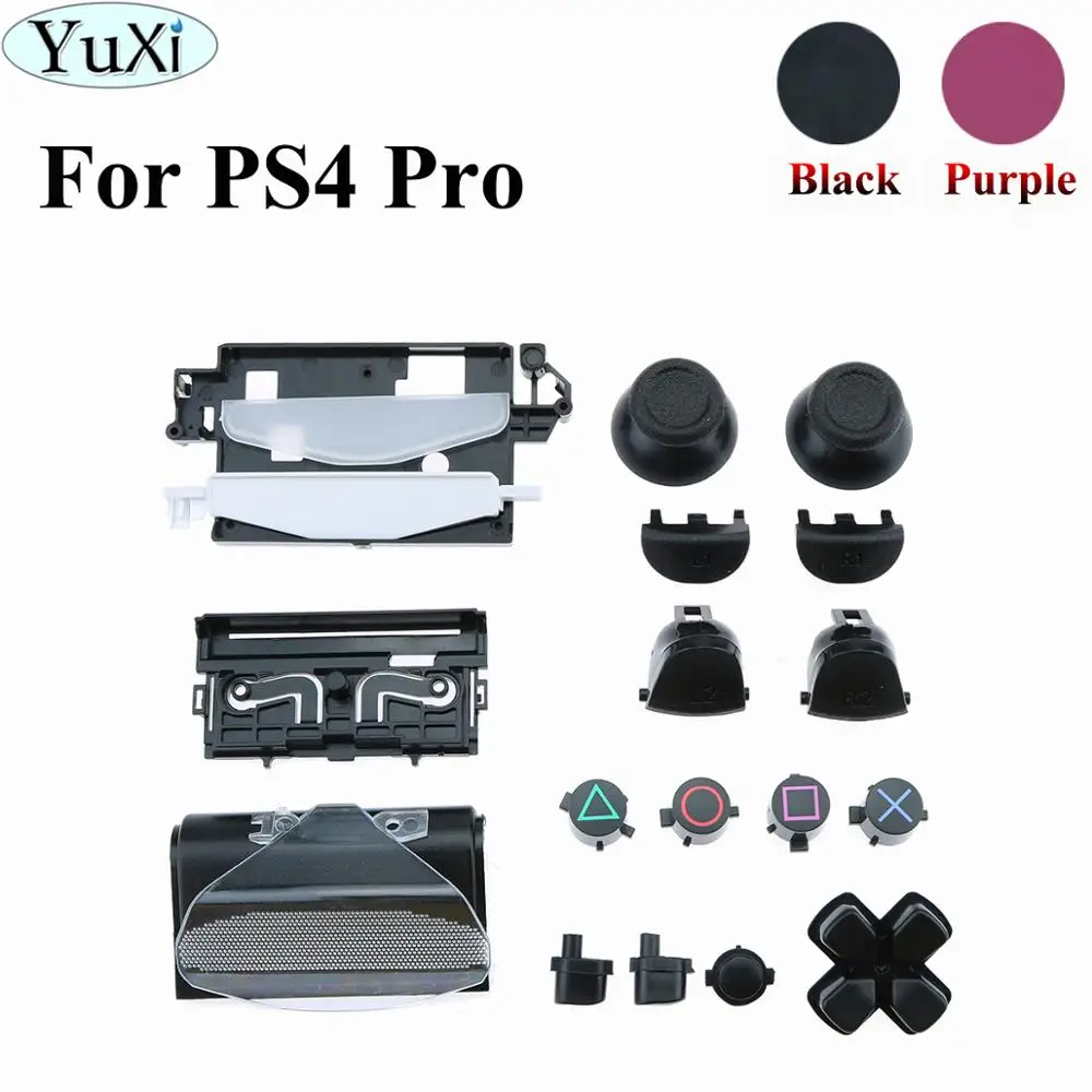 YuXi L1 R1 L2 R2 ТРИГГЕРНАЯ кнопка с аналоговым джойстиком Замена для крышки для Playstation 4 для PS4 Pro контроллер JDM-040