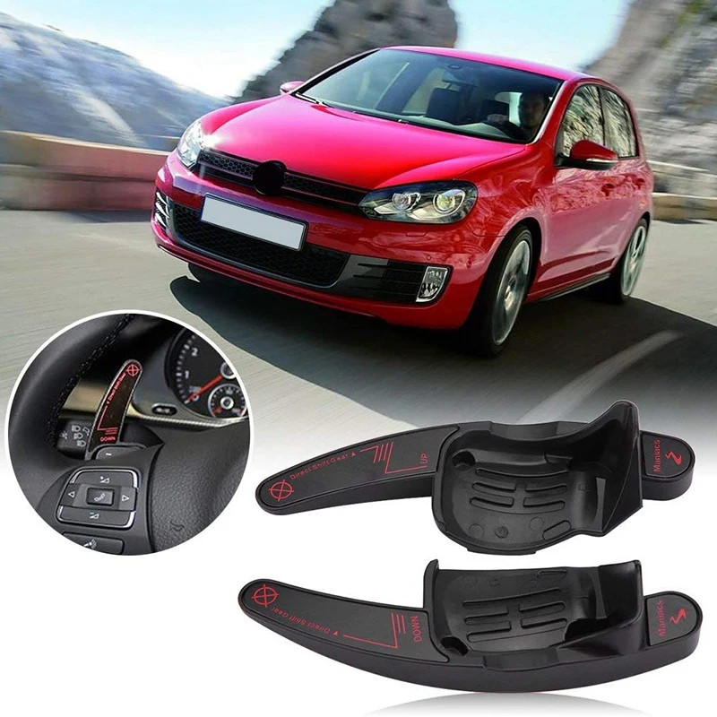 2 шт. удлинитель лопастей Руль прямой сдвиг весло расширение для гольфа 6 Mk6 Vi Gti R20