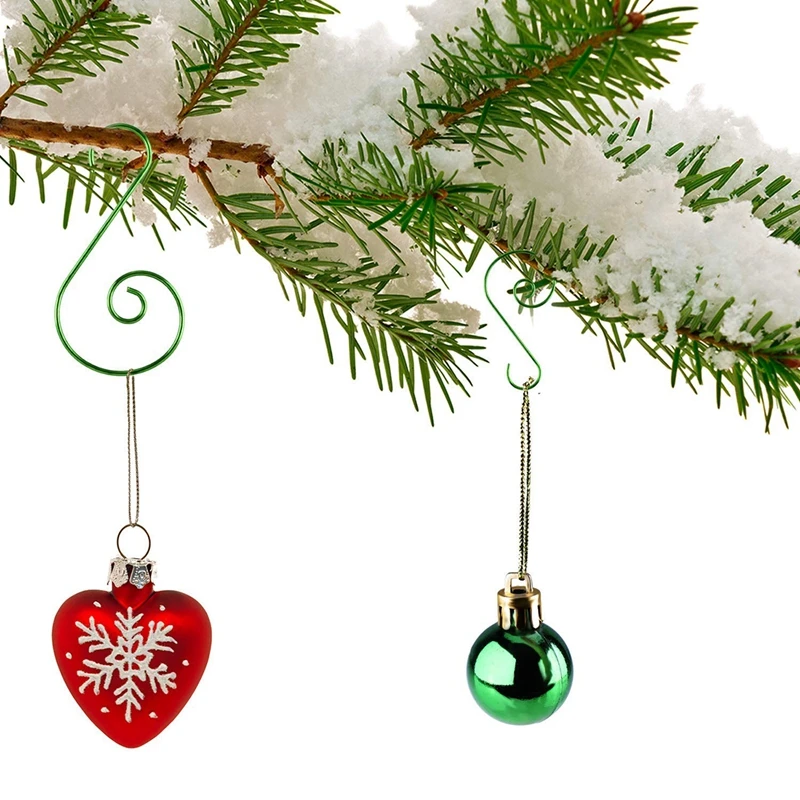 120 Pieces Christmas Ornament Hooks S Shape Hanger Hooks Swirl Scroll