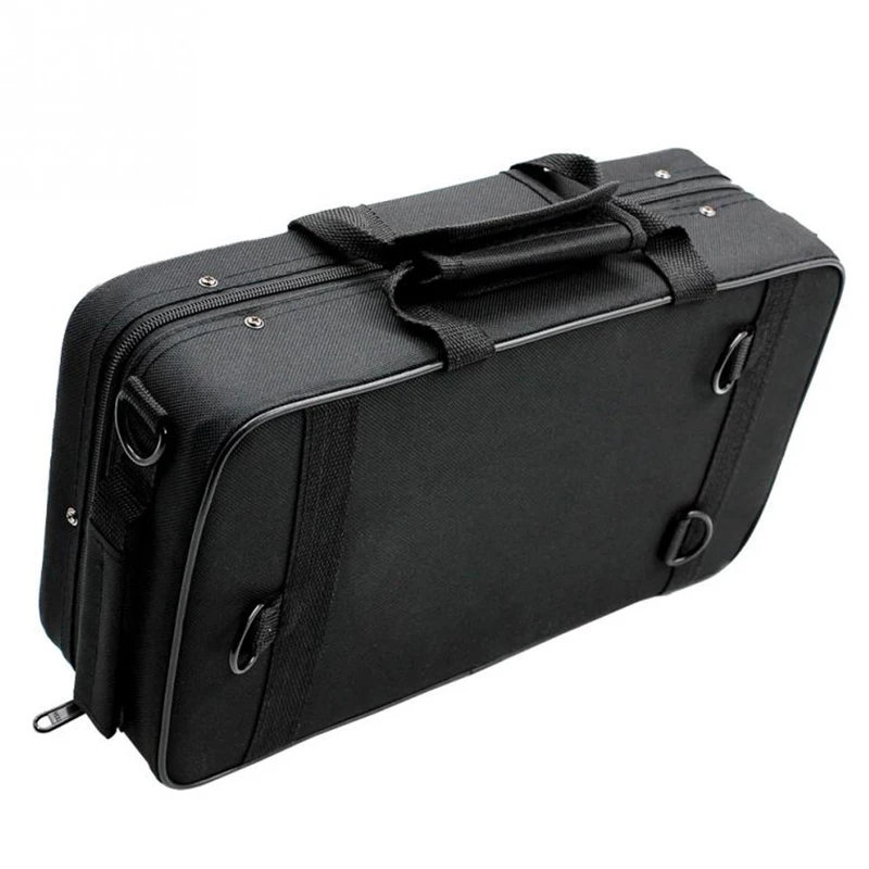 HOT-Clarinet Gig Bag Foam Padded Thicken Oxford Cloth Storage Bag Case with Carrying Strap Clarinet Accessories