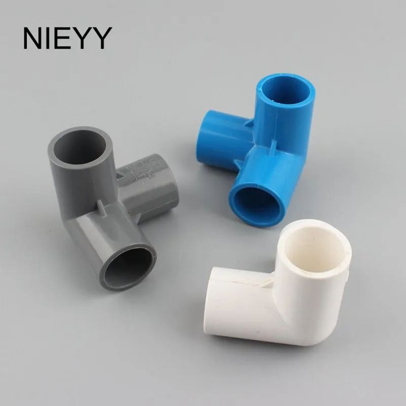 

20 25 32mm PVC 3 Way Tee Water Pipe Quick Connector Three-Dimensional Stereo Connector Irrigation Water Supply Pipe Accessory