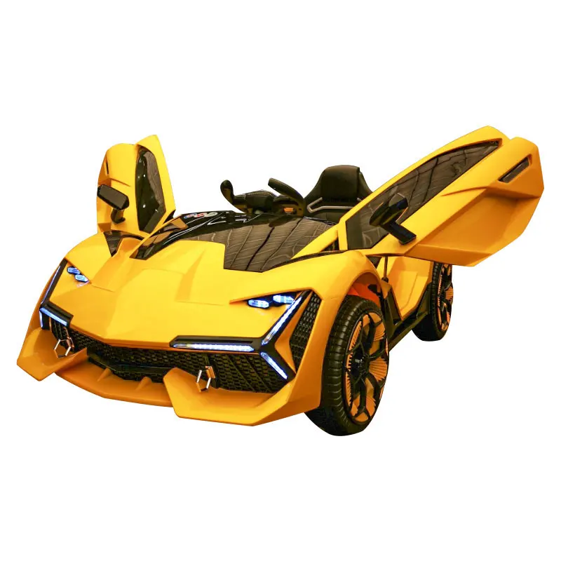 model2 yellow Электрический детский автомобиль для детей электрический пульт дистанционного управления для езды на игрушках Детские машинки для детей - Цвет: model2 yellow