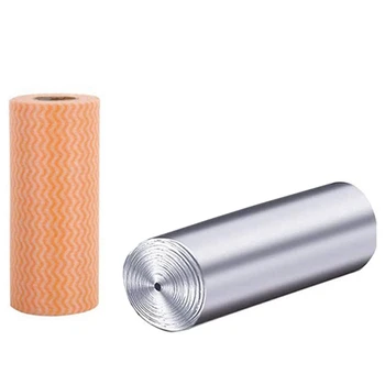 

300Pcs Disposable Cleaning Towels Non-Woven & 300 Pcs Counts Strong Trash Bags for Bathroom Bedroom Office