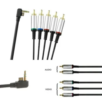 

2020 New High Quality AV TV Video Component Cable Cord Lead Wire For PSP 2000 3000 PSP2 PSP3 9141