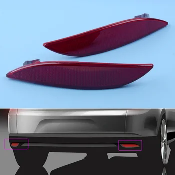 

2 Red Rear Bumper Reflector Light Lens 265650004R Fit For Renault Megane Clio MK3 2008 2009 2010 2011 2012 2013